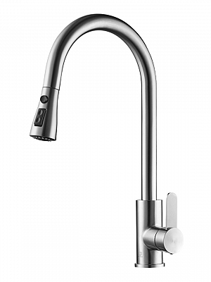 Sasha Faucet - Stainless Steel (Retail price of $428) - 1 available